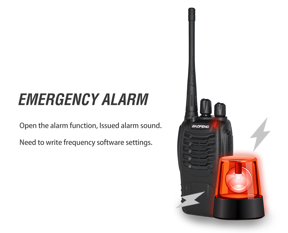 BAOFENG 888S EMERGENCY ALARM