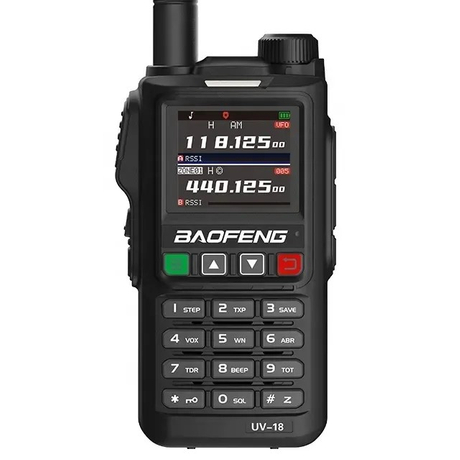 UV18 Pro Max GPS Baofeng Walkie Talkie Six-Band Air Band 350-390MHz  Wireless Cop
