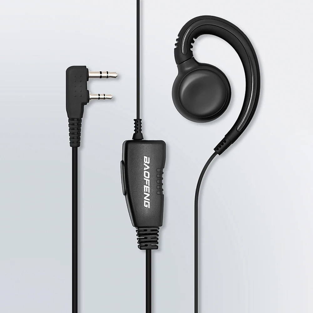 Baofeng G-Shape Earpiece PTT Mic for UV-5R BF-888S UV-82