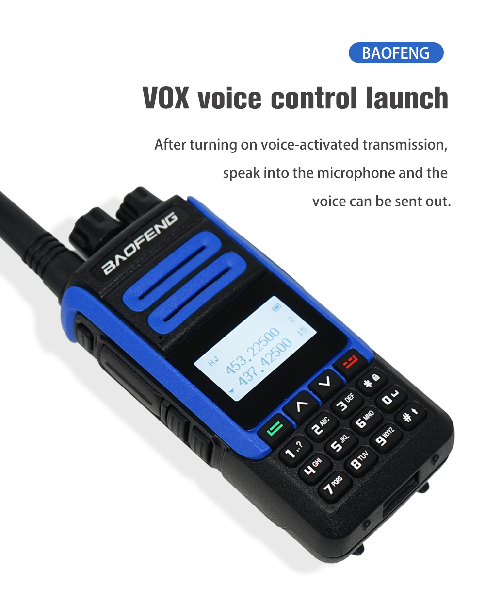 BAOFENG H7 VOX VOICE