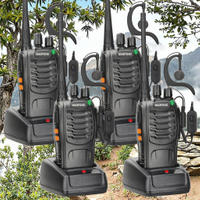 4pcs Baofeng BF-888S UHF Long Range Two Way Radio