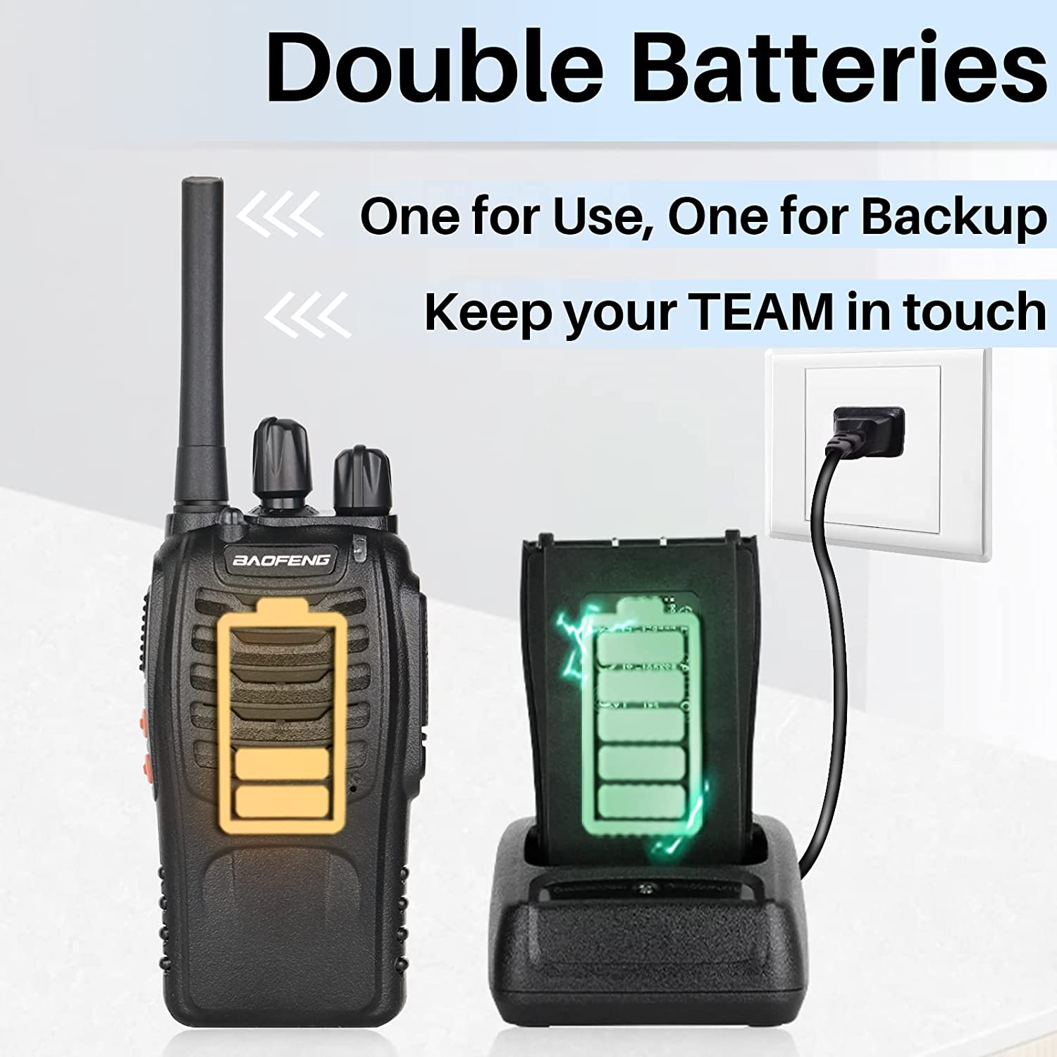 BAOFENG 88A double batteries