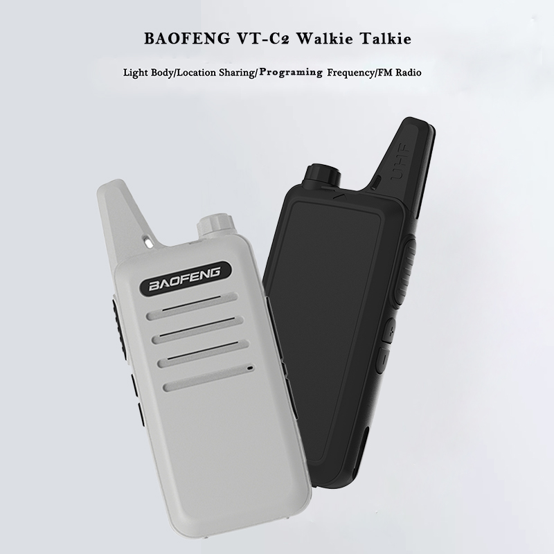 BAOFENG VT-C2 Mini Walkie Talkie: Compact UHF Two-Way Radio for Everyday Communication