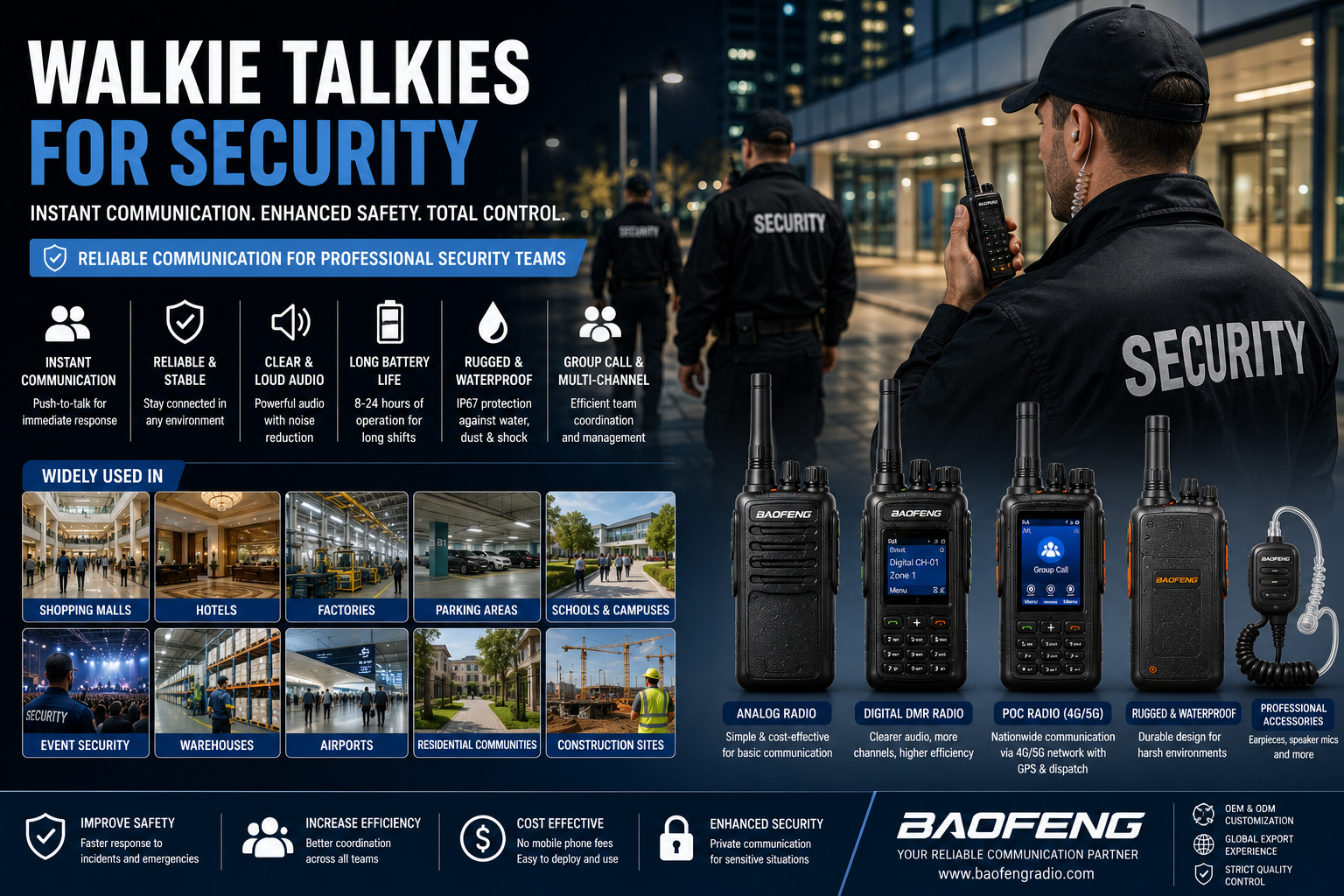 Best Walkie Talkies for Security: A Complete Guide for Security Teams