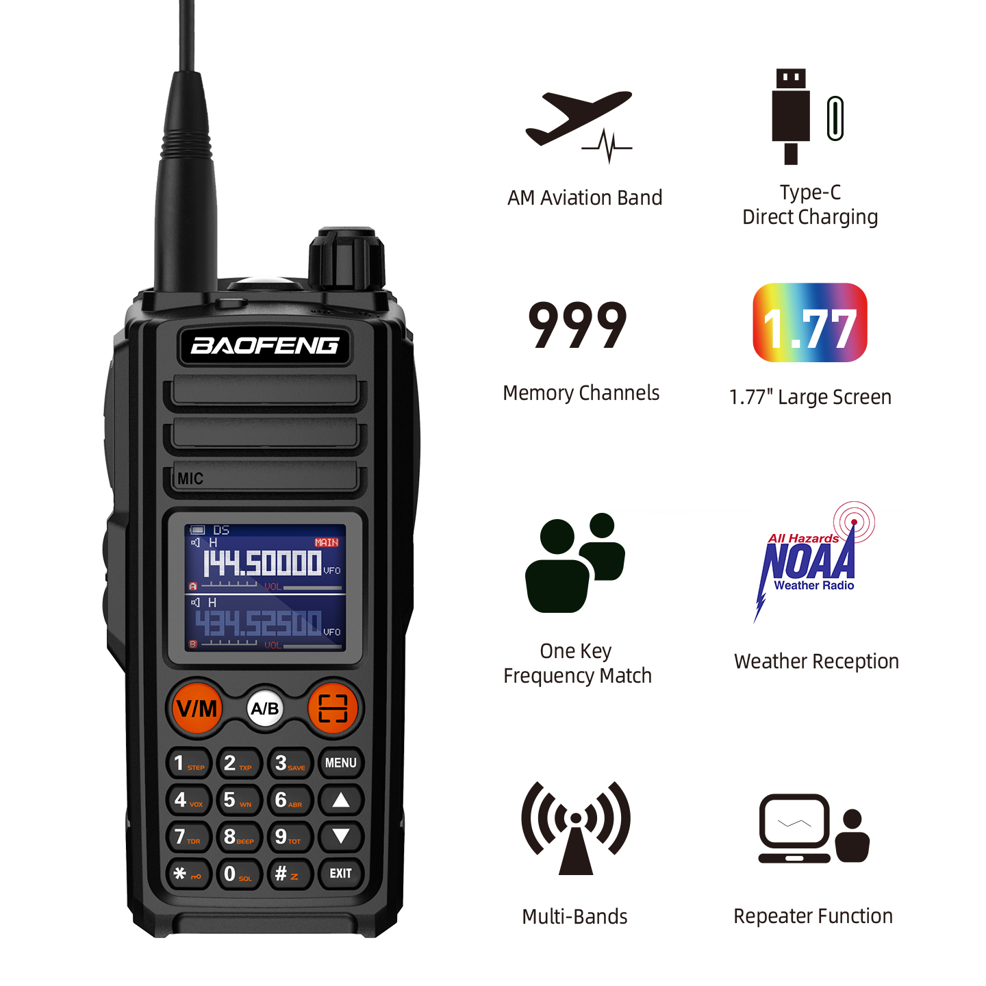 Baofeng UV-27 Long Range Wakie Talkie